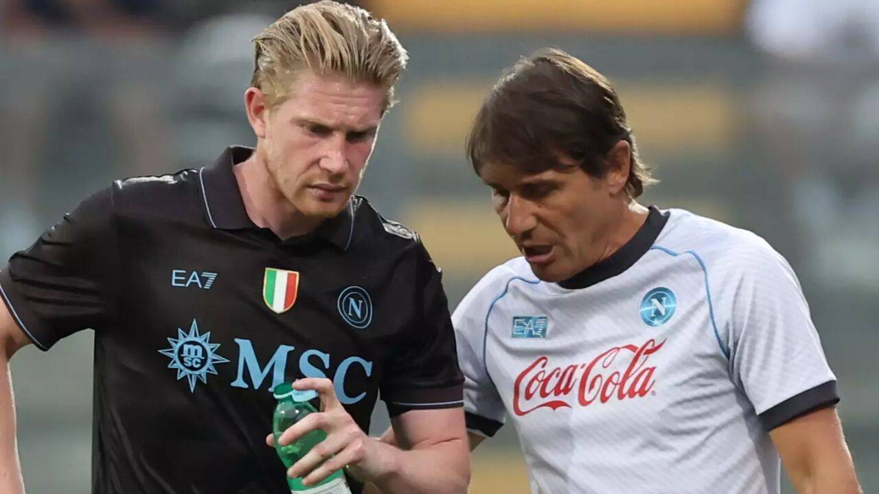 误会解除！德布劳内欧冠助攻双响 赛后亲承与孔蒂没有矛盾