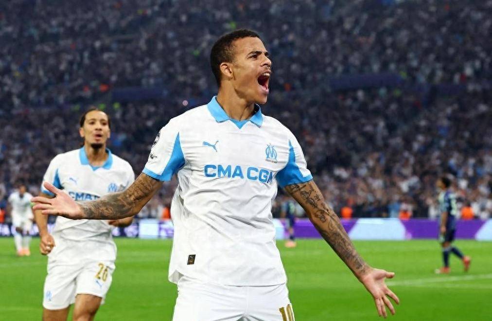 格林伍德欧冠闪耀!梅开二度助马赛大胜