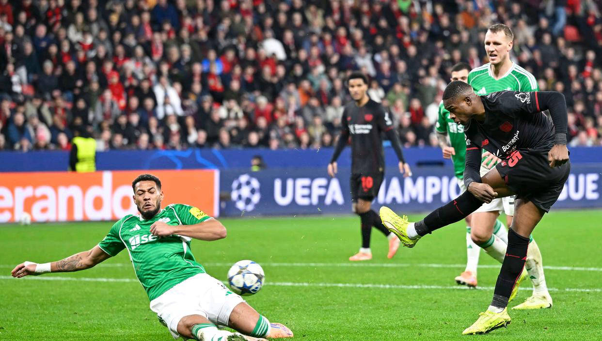 欧洲冠军联赛第6轮焦点战:勒沃库森主场2-2战平纽卡斯尔联