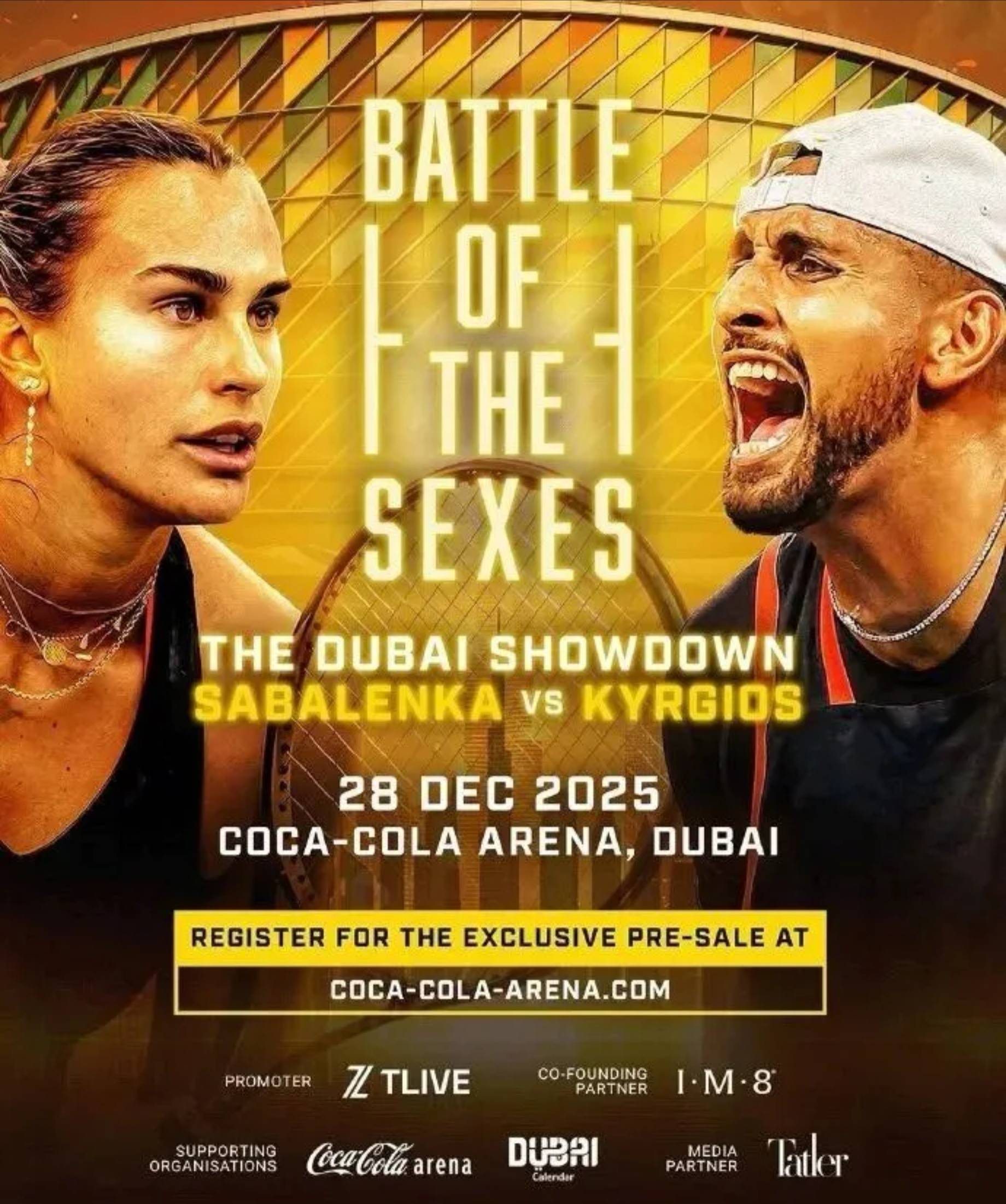 克耶高斯称输萨巴伦卡就退役,网友替椰子担心:难赢性别大战规则