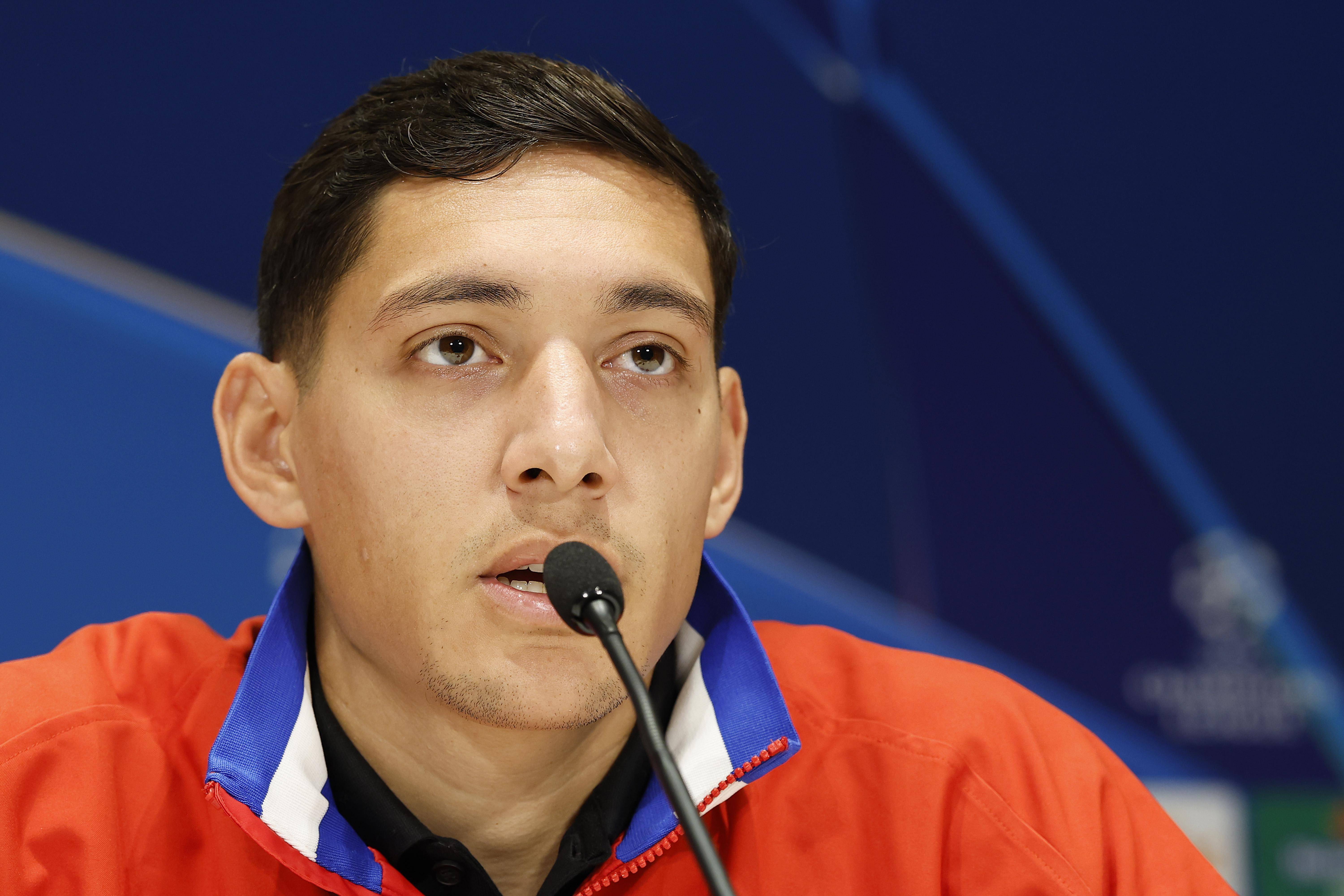 （外代二线）足球——欧冠联赛：马竞赛前备战