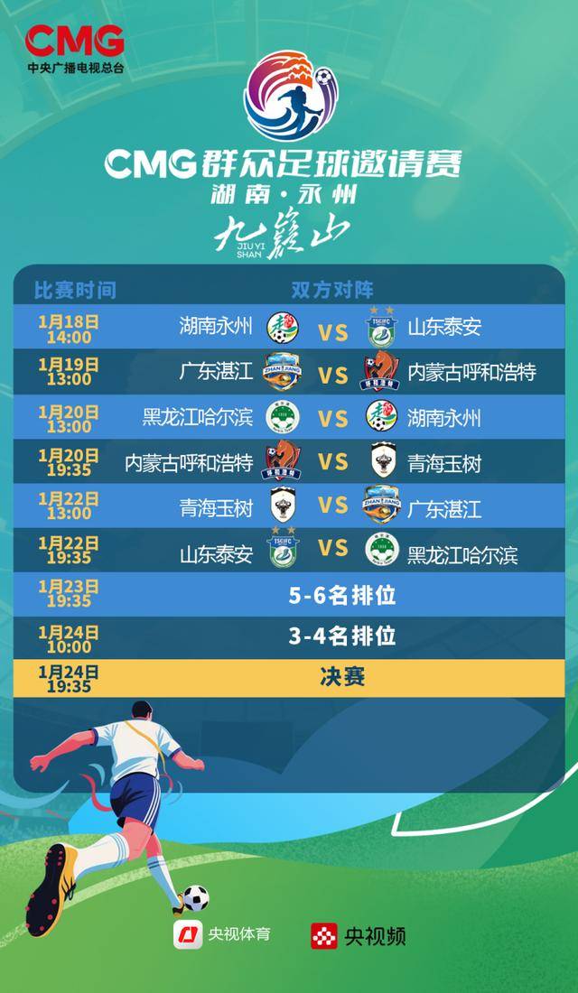 贺炜徐阳现场解说揭幕战，2026CMG群众足球邀请赛赛程敲定